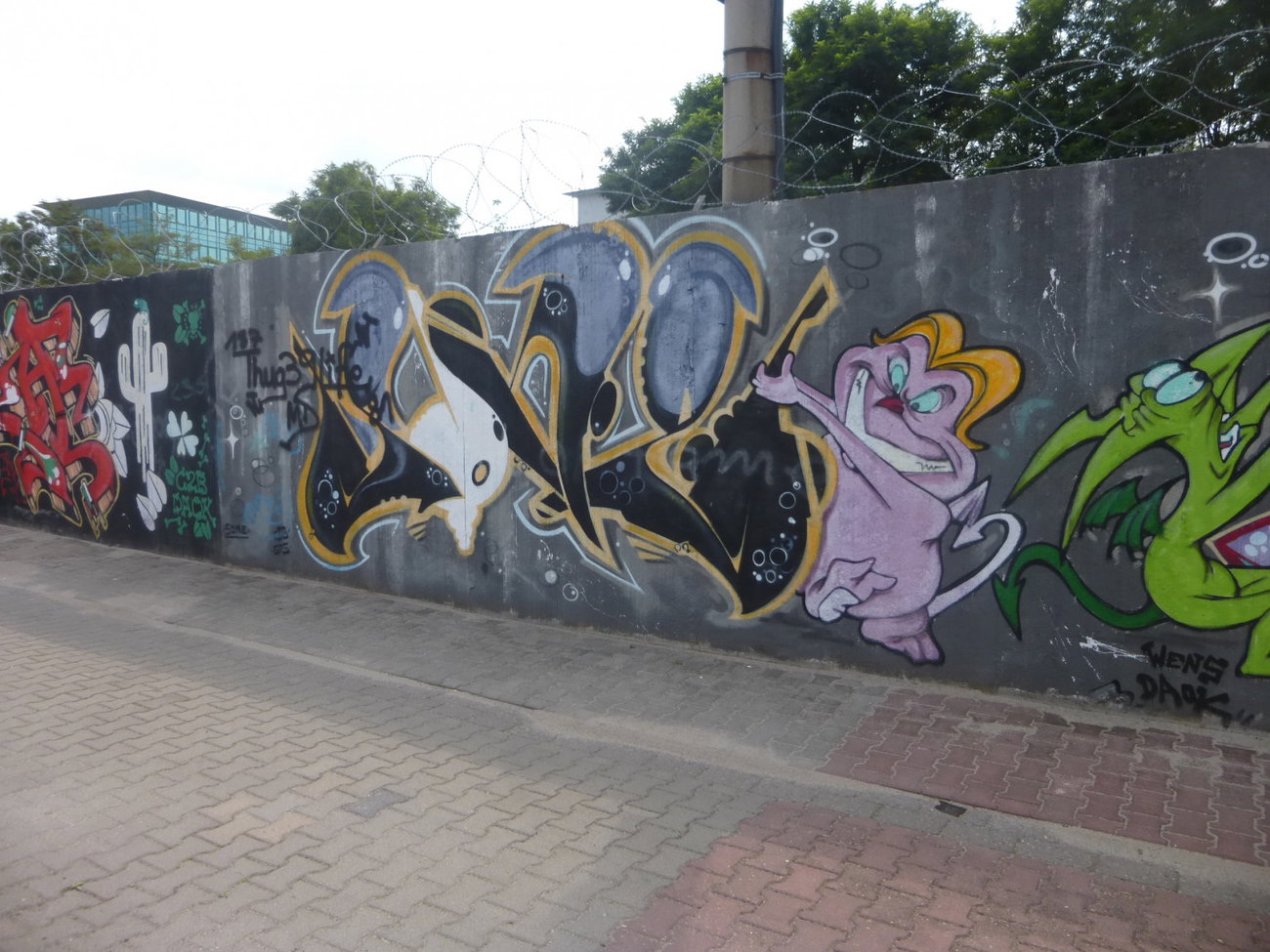 Graffiti Wall in Magdeburg - Photo by Candyflip