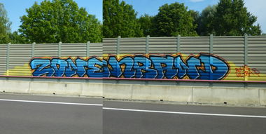Graffiti Bombing in Braunschweig - Photo by Candyflip - zrbs, btsv, ultras