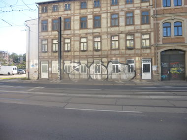 Graffiti Bombing in Magdeburg - Photo by Candyflip - süd, sued