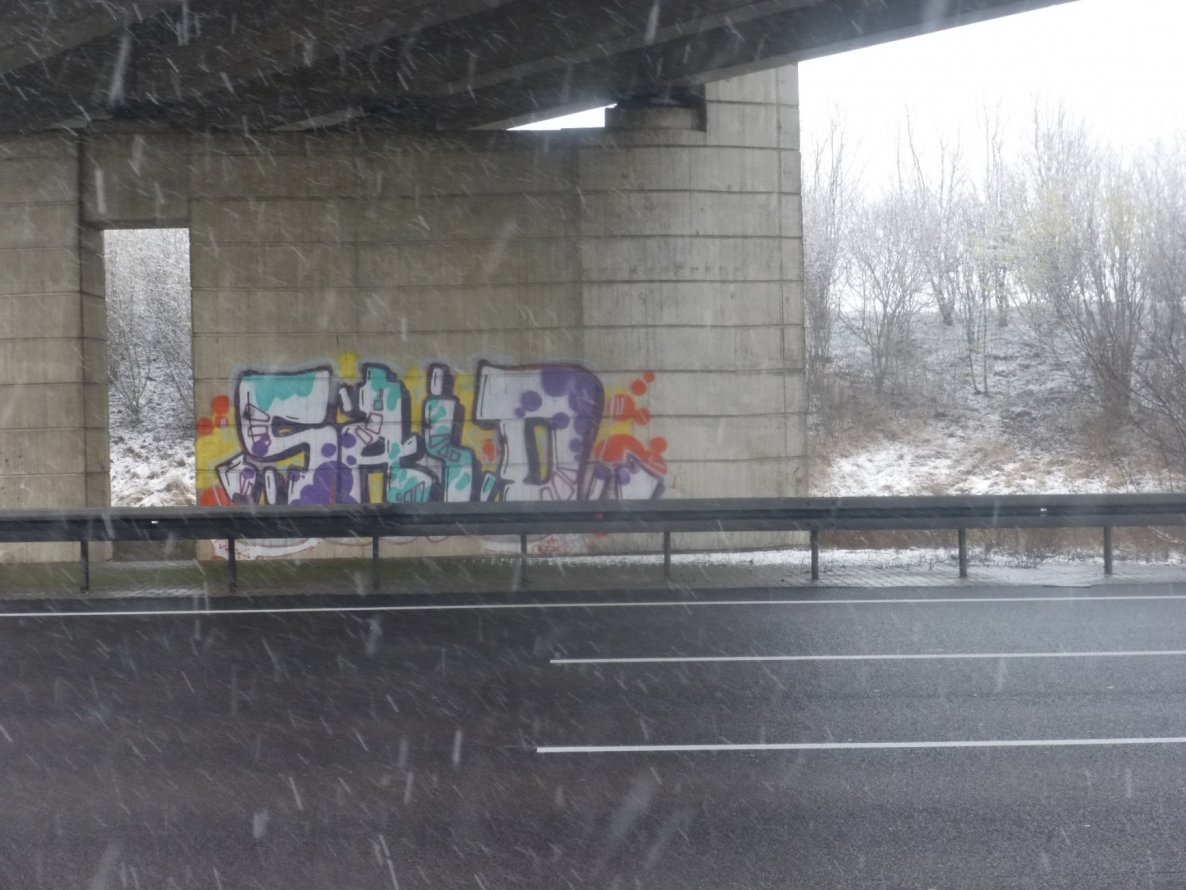 Graffiti Bombing in Landkreis Helmstedt - Photo by Candyflip - said, btc, a2