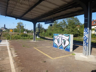 Graffiti Bombing in Magdeburg - Photo by Candyflip - oo, ohoh, hbd