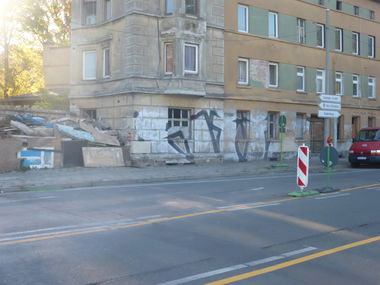 Graffiti Bombing in Magdeburg - Photo by Candyflip - süd, sued