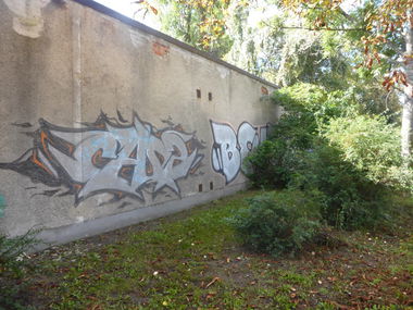 Graffiti Bombing in Magdeburg - Photo by Candyflip - caps, bens, oo