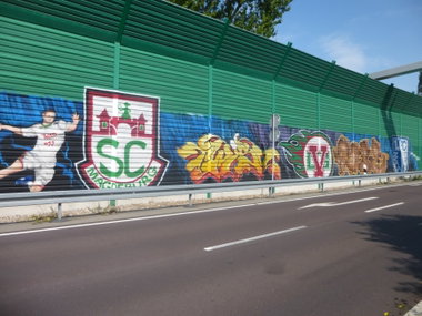 Graffiti Wall in Magdeburg - Photo by Candyflip - twist, pose, fcm