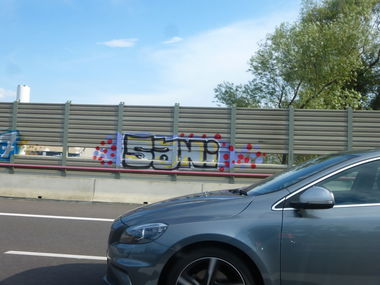 Graffiti Bombing in Braunschweig - Photo by Candyflip - sani