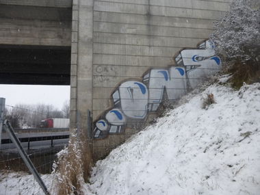 Graffiti Bombing in Landkreis Helmstedt - Photo by Candyflip - ons, a2