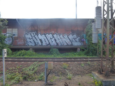 Graffiti Bombing in Magdeburg - Photo by Candyflip - süd, südgang, sued