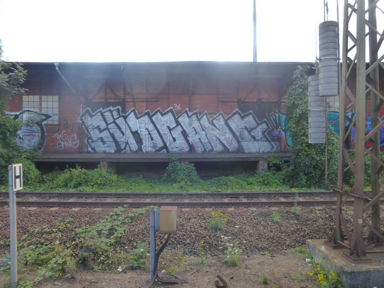 Graffiti Bombing in Magdeburg - Photo by Candyflip - süd, südgang, sued