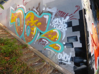 Graffiti Bombing in Magdeburg - Photo by Candyflip - oo, ohoh, flos
