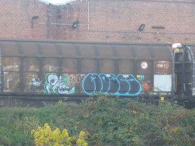Graffiti Train in Magdeburg - Photo by Candyflip - moses, taps, tm