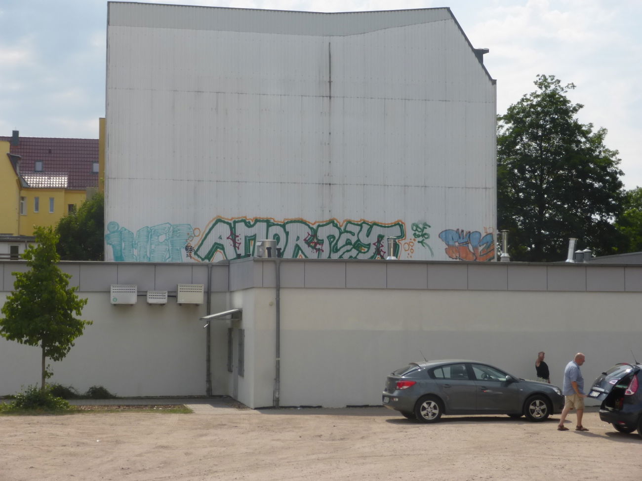 Graffiti Bombing in Magdeburg - Photo by Candyflip - imcp, amor