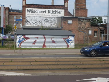 Graffiti Bombing in Magdeburg - Photo by Candyflip - oo, ohoh, pm