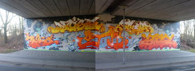 Graffiti Wall in Magdeburg - Photo by Candyflip - magdeburg