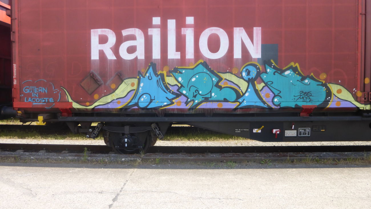 Graffiti Train in Braunschweig - Photo by Candyflip - braunschweig