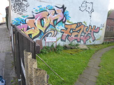 Graffiti Bombing in Magdeburg - Photo by Candyflip - ohoh, fäyt
