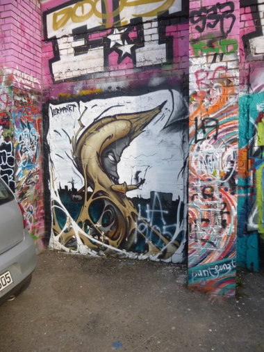 Graffiti Wall in Braunschweig - Photo by Candyflip - monk, braunschweig