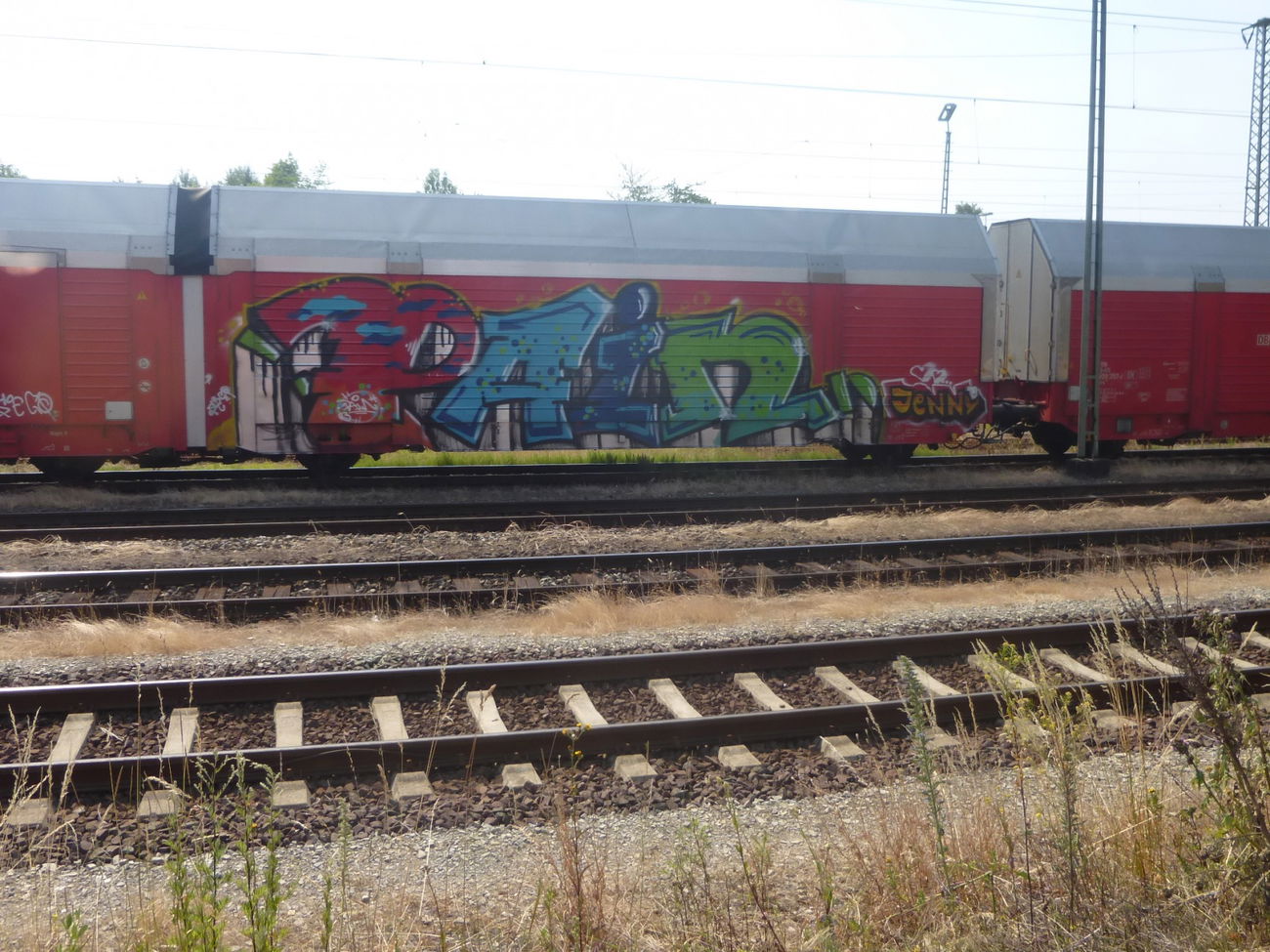 Graffiti Train - Photo by Candyflip - pain