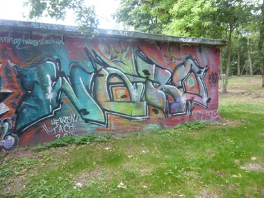 Graffiti Wall in Magdeburg - Photo by Candyflip - waro