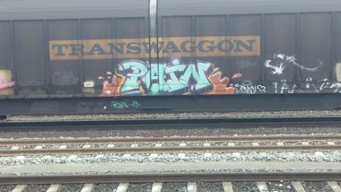 Graffiti Train - Photo by Candyflip - pain