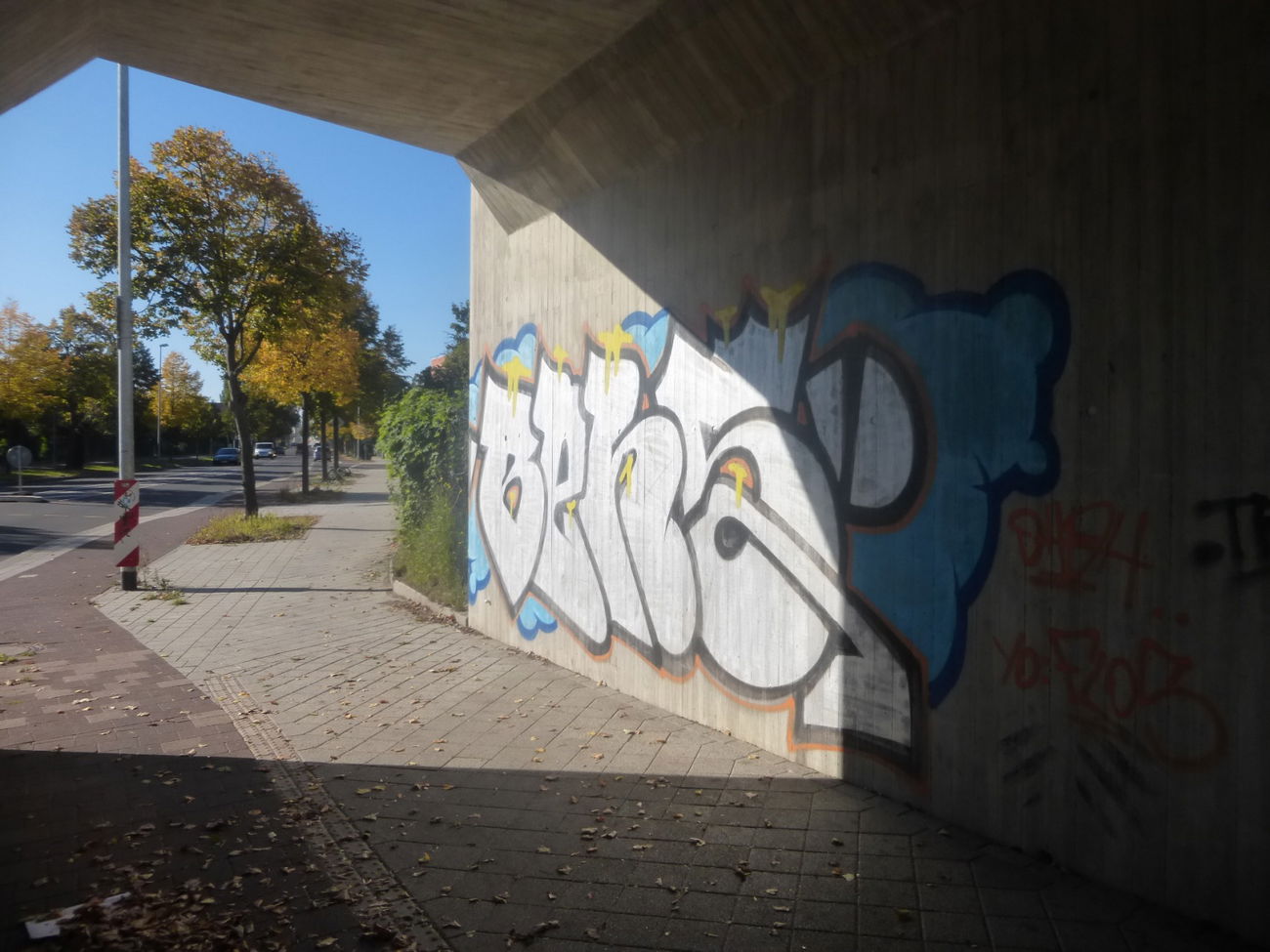 Graffiti Bombing in Magdeburg - Photo by Candyflip - bens, oo, ohoh