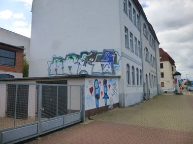 Graffiti Bombing in Magdeburg - Photo by Candyflip - arch, sued, süd