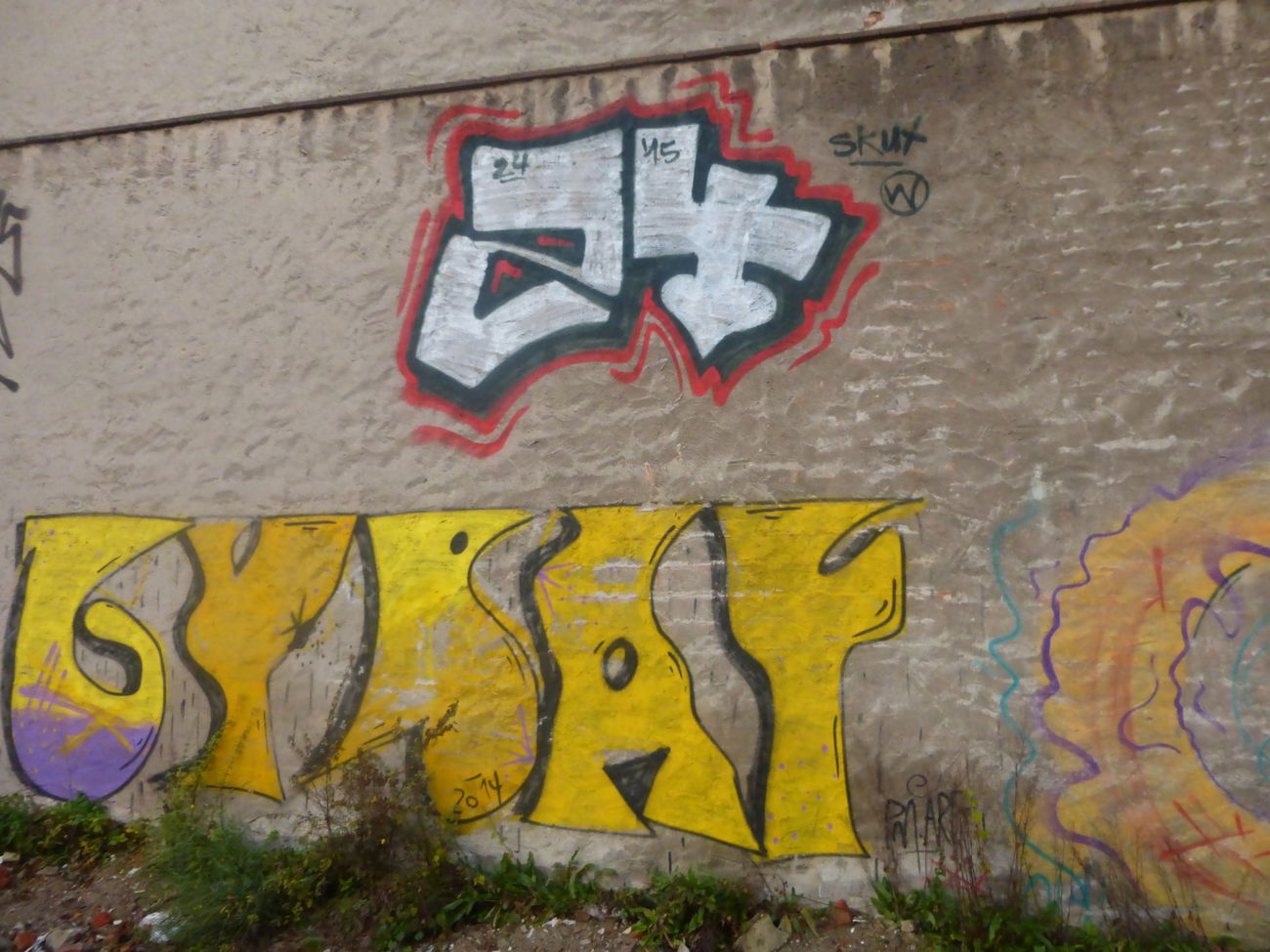 Graffiti Bombing in Magdeburg - Photo by Candyflip - 24, 24er, gyraf