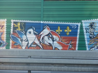 Graffiti Wall in Magdeburg - Photo by Candyflip - magdeburg, sone