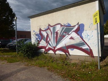 Graffiti Bombing in Magdeburg - Photo by Candyflip - oo, ohoh