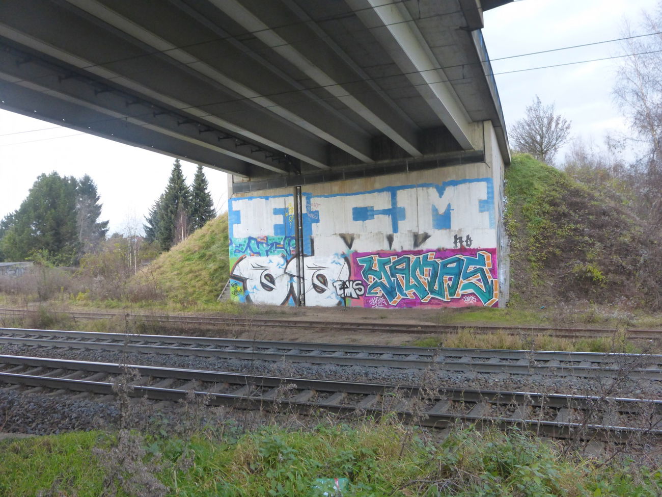 Graffiti Bombing in Magdeburg - Photo by Candyflip - oo, ohoh, fm