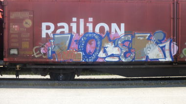 Graffiti Train in Braunschweig - Photo by Candyflip - loser, braunschweig