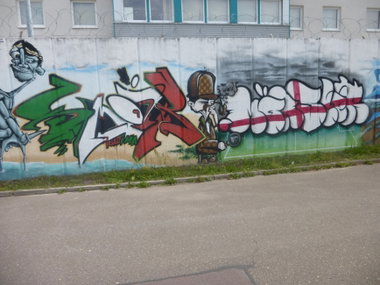 Graffiti Wall in Magdeburg - Photo by Candyflip - smör, mörster, ?