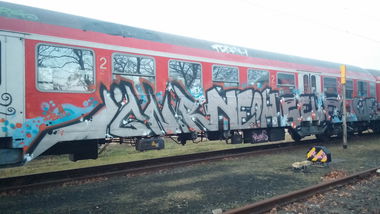 Graffiti Train - Photo by Candyflip - ignr, neoh, self (2015)