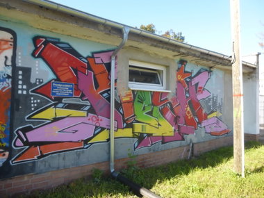 Graffiti Wall in Magdeburg - Photo by Candyflip - kesh, süd