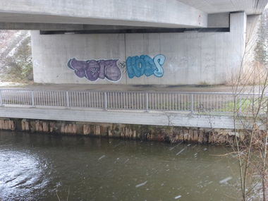 Graffiti Bombing in Landkreis Helmstedt - Photo by Candyflip - ten, köds