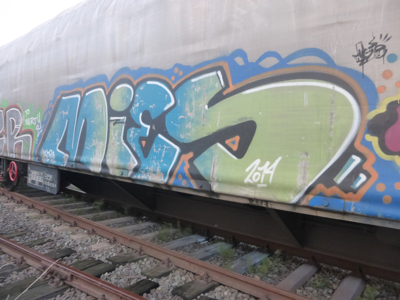 Graffiti Wall in Magdeburg - Photo by Candyflip - freight, magdeburg, mies