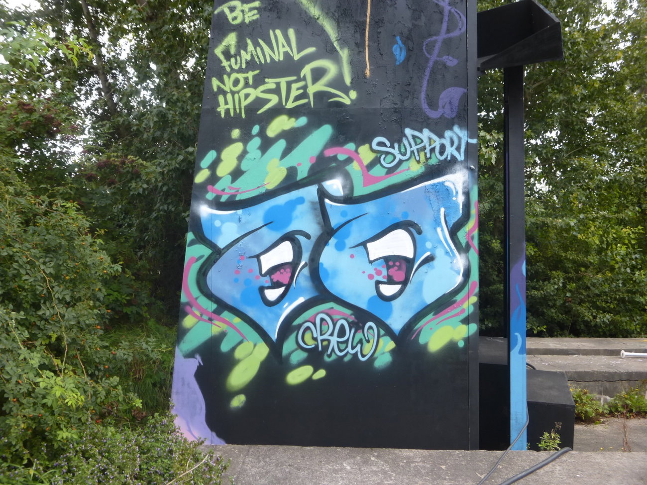 Graffiti Wall in Magdeburg - Photo by Candyflip - oo, ohoh