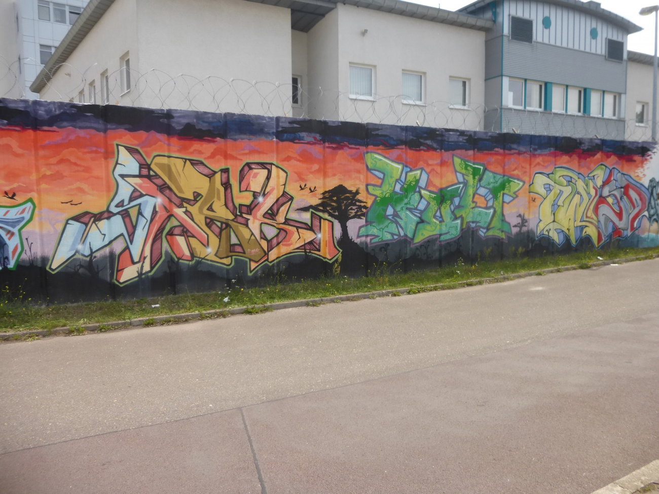 Graffiti Wall in Magdeburg - Photo by Candyflip - sark, kult, twisd