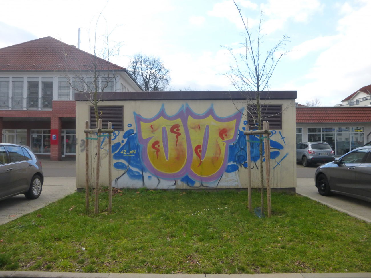 Graffiti Bombing in Magdeburg - Photo by Candyflip - oo, ohoh, magdeburg