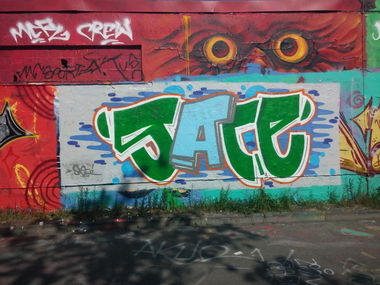 Graffiti Wall in Wolfsburg - Photo by Candyflip - sace, wolfsburg (2016)