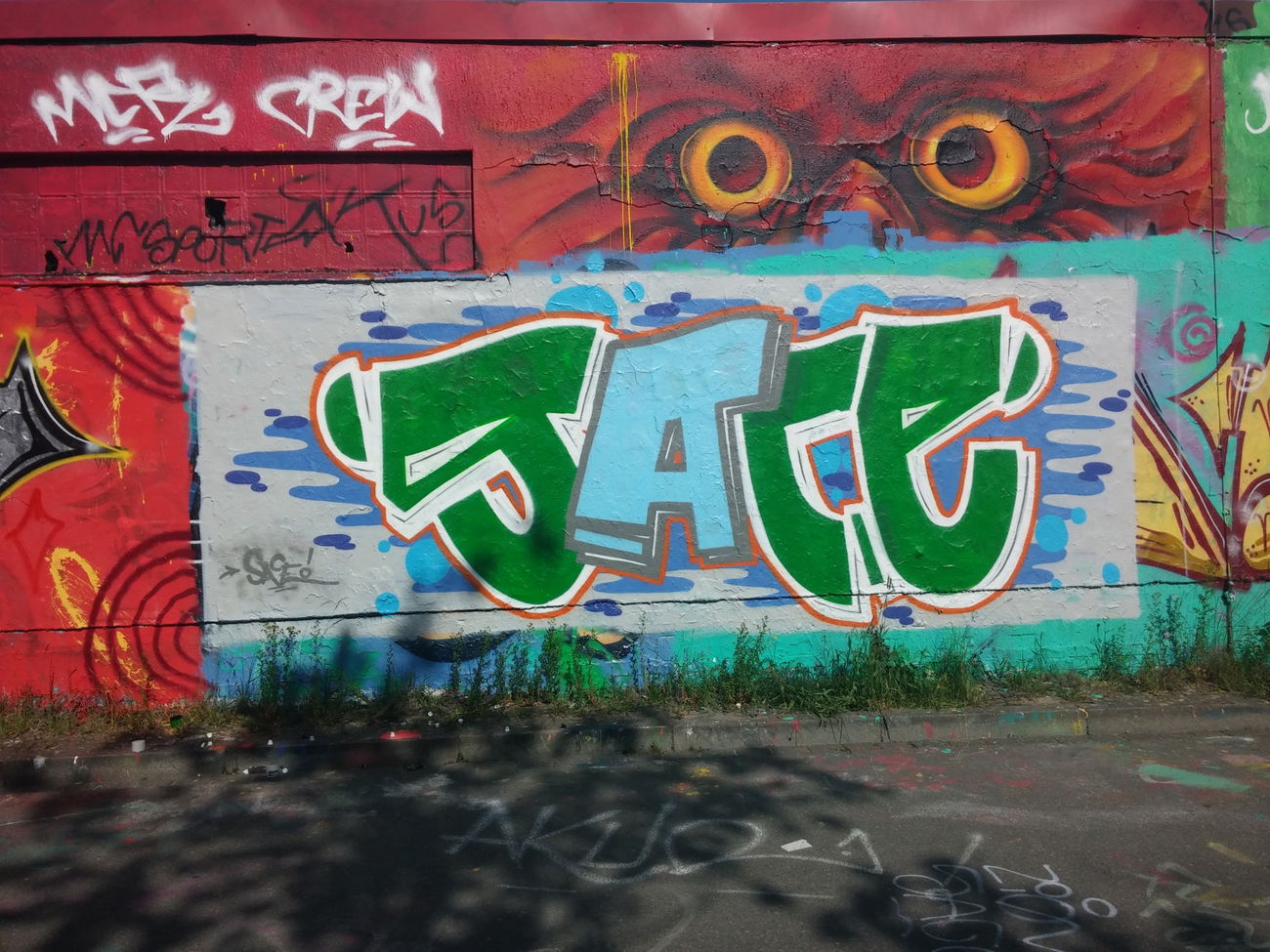 Graffiti Wall in Wolfsburg - Photo by Candyflip - sace, wolfsburg (2016)