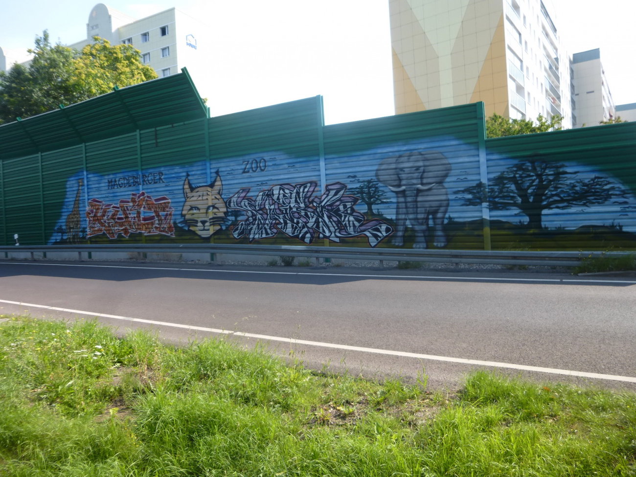 Graffiti Wall in Magdeburg - Photo by Candyflip - kult, sark