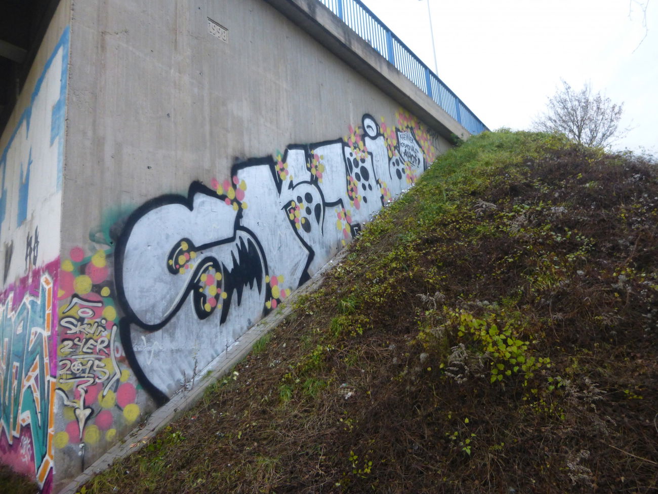 Graffiti Bombing in Magdeburg - Photo by Candyflip - skui, 24, 24er
