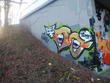 Graffiti Bombing in Magdeburg - Photo by Candyflip - oo, ohoh.magdeburg