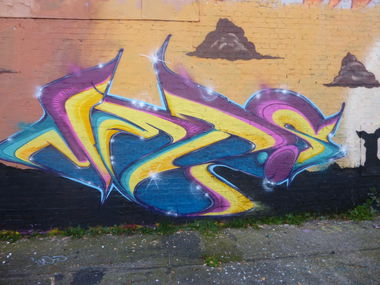 Graffiti Wall in Magdeburg - Photo by Candyflip (2015)
