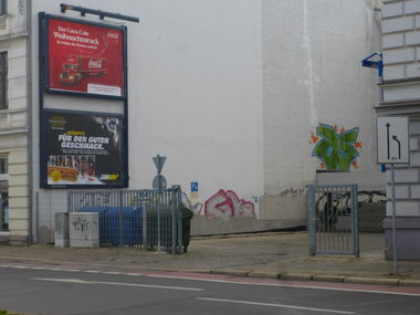 Graffiti Bombing in Magdeburg - Photo by Candyflip - oo, ohoh, magdeburg