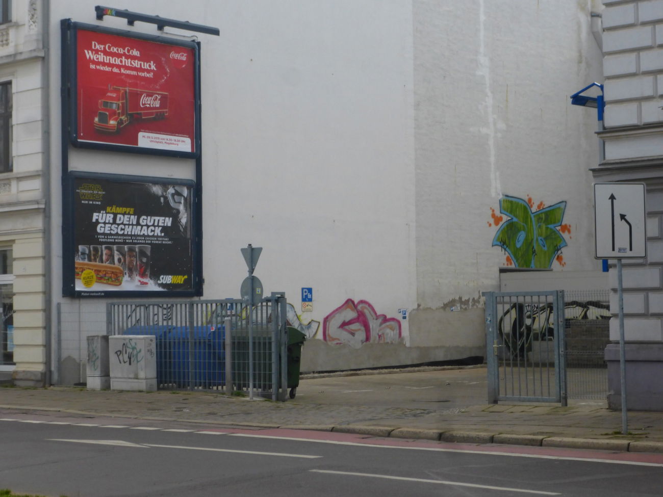 Graffiti Bombing in Magdeburg - Photo by Candyflip - oo, ohoh, magdeburg