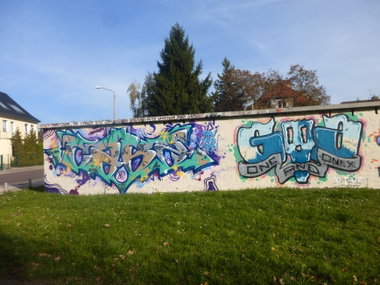 Graffiti Wall in Magdeburg - Photo by Candyflip - caps, goa, oo
