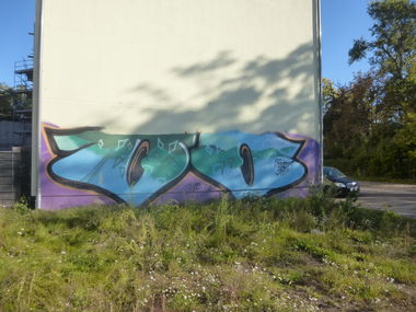 Graffiti Bombing in Magdeburg - Photo by Candyflip - oo, ohoh