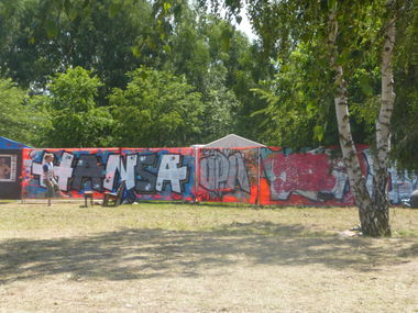 Graffiti Wall in Lärz - Photo by Candyflip - hansa, fch, fusion (2016)