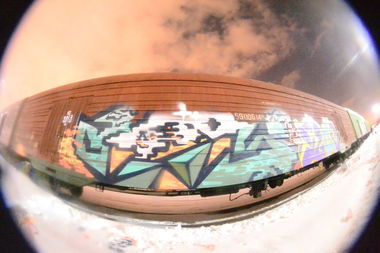 Graffiti Train - Photo by Caps_WCBS